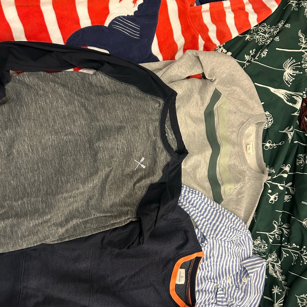 Mini Boden & Crewcuts Boys sz 6-7 Long Sleeve Lot